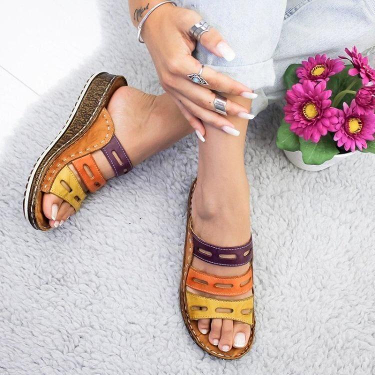Breathable Three Color Orthopedic Sandal