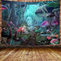 Mushroom Forest Tapestry
