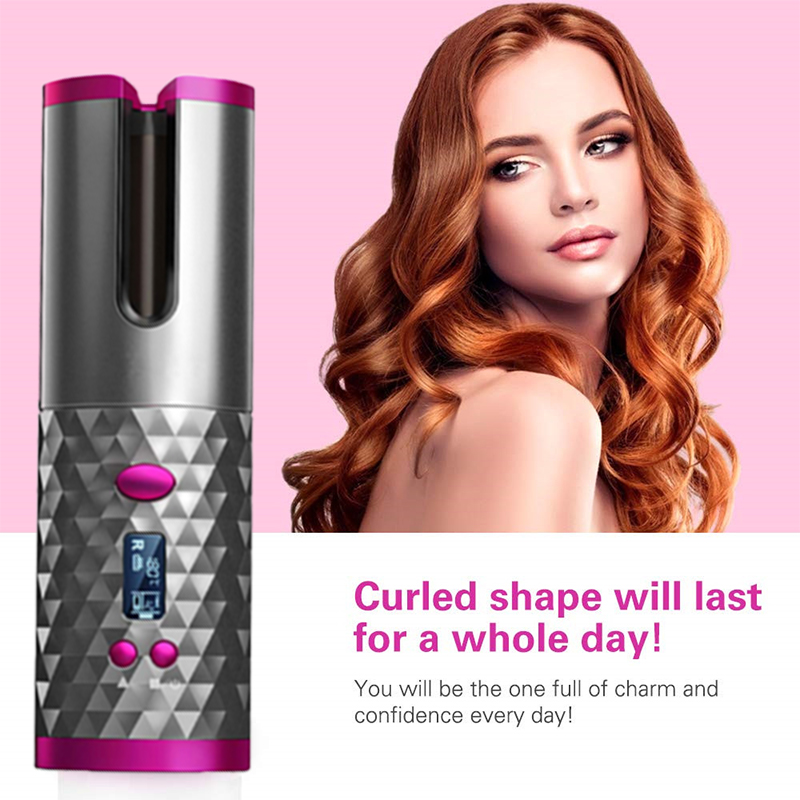 50% Off Last Day Promotion-- Auto Rotating Ceramic Hair Curler