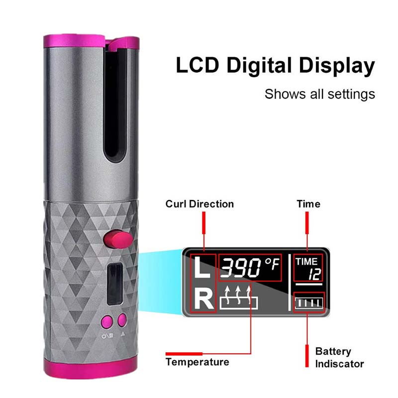 50% Off Last Day Promotion-- Auto Rotating Ceramic Hair Curler