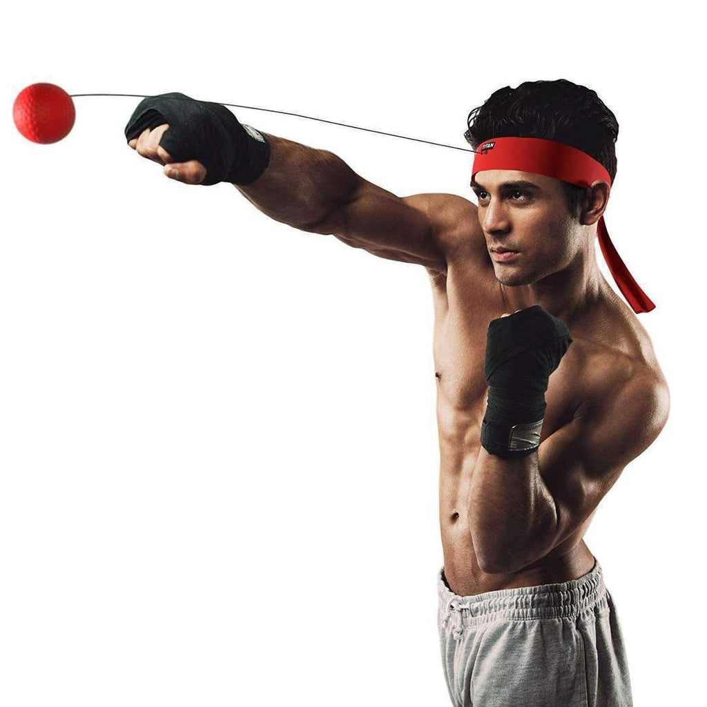 BOXING REFLEX BALL HEADBAND