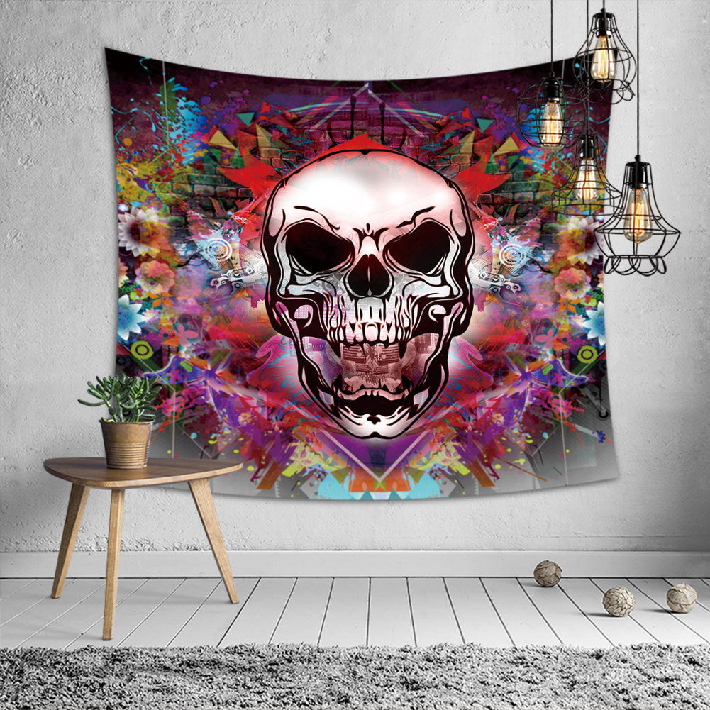 Skull Halloween Tapestry