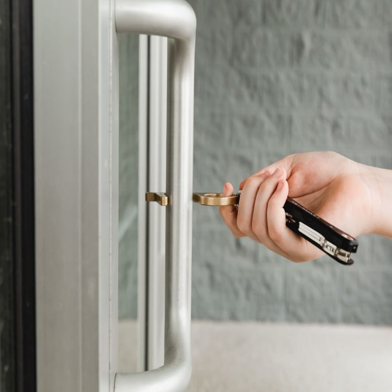 EVERYDAY CARRY- Antimicrobial Brass Hand Tool
