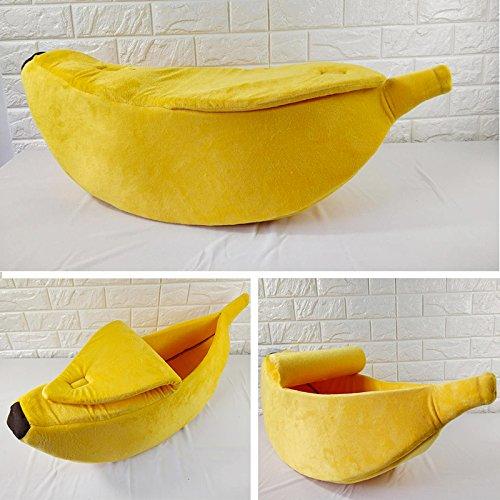 Banana Cat Bed Cute  Pet  Pad Warm And  Comfortable