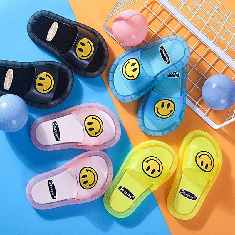 Smile LED Light Kids Soft Base Slipper