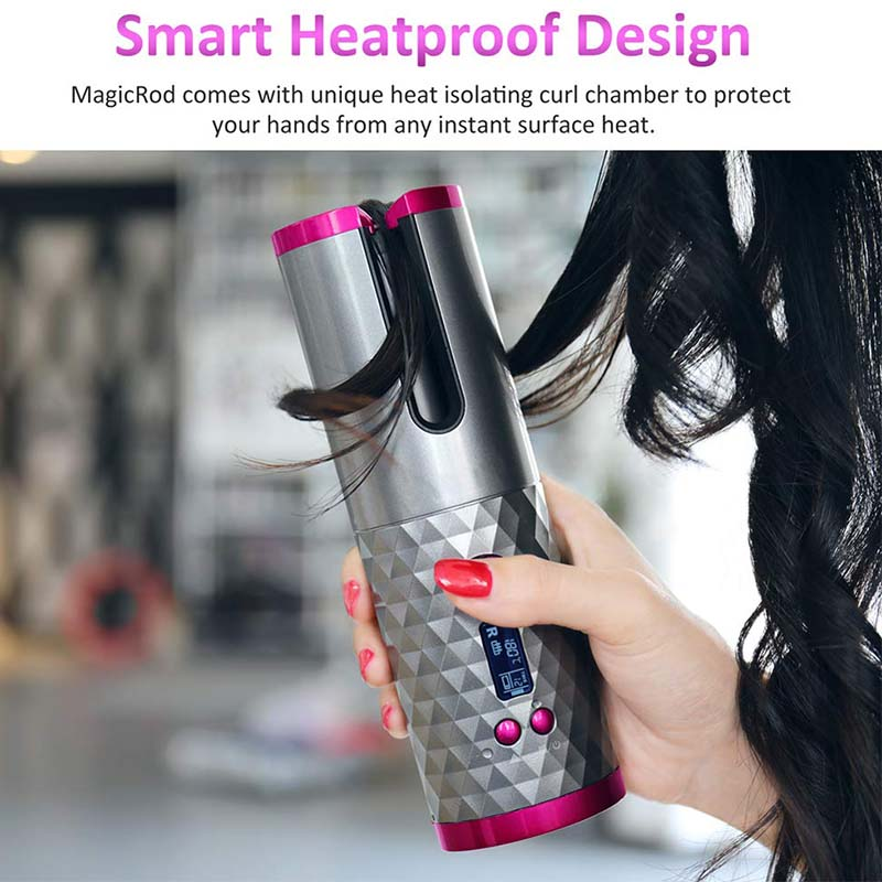 50% Off Last Day Promotion-- Auto Rotating Ceramic Hair Curler