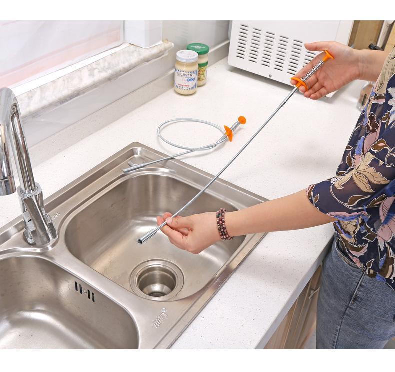 Bathroom Kitchen Spring Sewer dredging tool