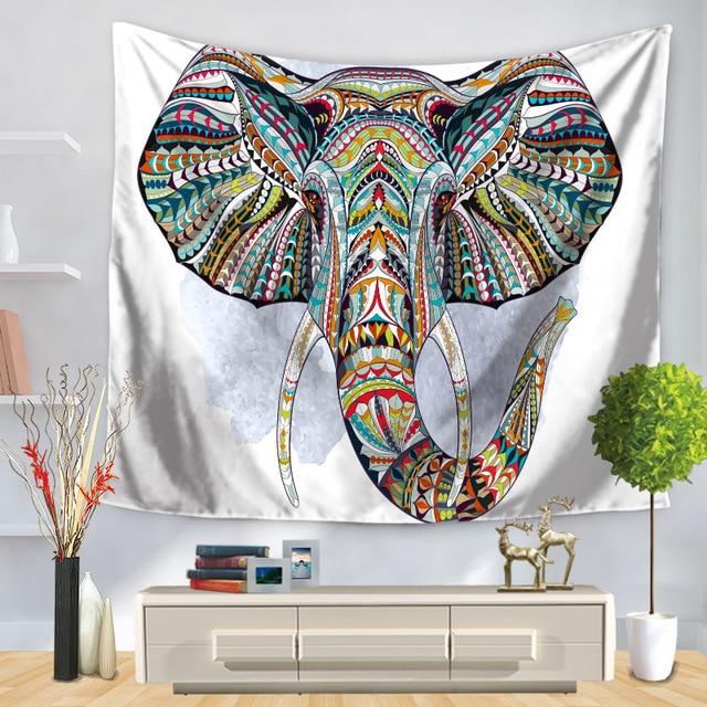 Bohemian Elephant Tapestry
