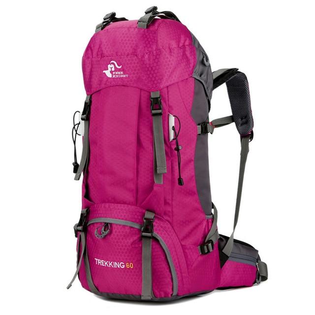 60L Lightweight Outdoor Backpacks Multifunctional Waterproof Bag