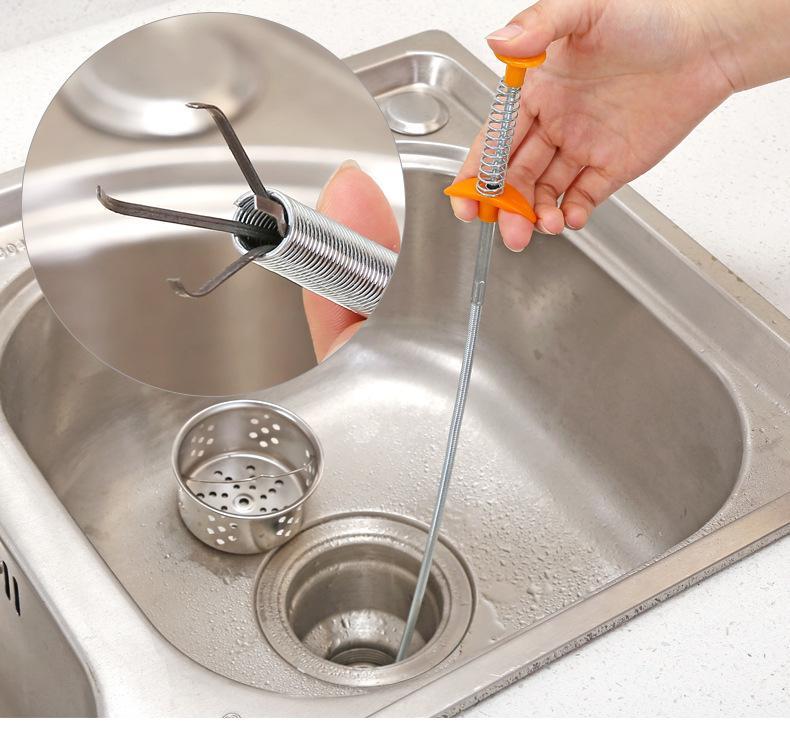 Bathroom Kitchen Spring Sewer dredging tool